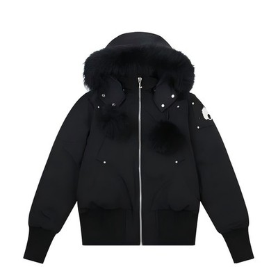 Moose Knuckles Women's Thick Short Parker Pilot Jacket Down Jacket