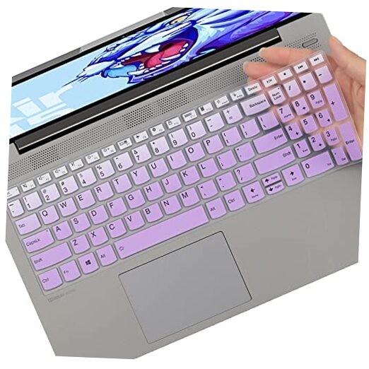 Keyboard Cover for 2024 2023 Lenovo Ideapad Flex 5 5i 15.6" 16", GradualPurlple