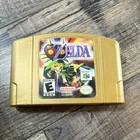 The Legend of Zelda: Majora's Mask Non-Holo Gold Cartridge Nintendo 64. TESTED