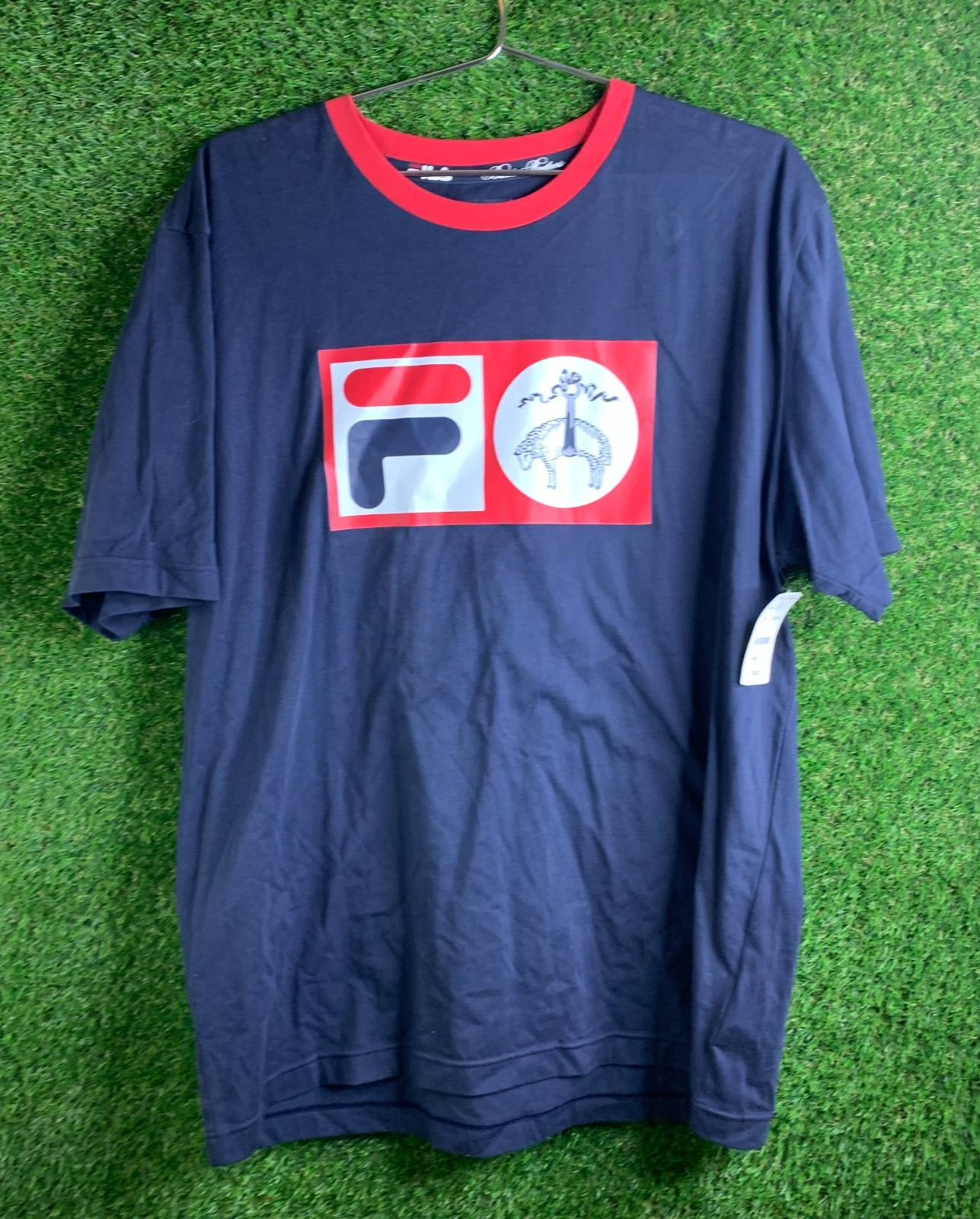 T shirt grafica double face Fila X Brooks Brothers XL