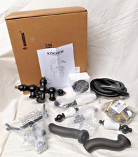 Kingston "Aqua Vintage" Clawfoot Tub Faucet Hand Shower Wall Mount OPEN BOX