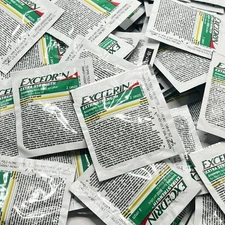 Excedrin Extra Strength Pain Relief 100 Packets of 2 Caplets Travel Size EXP2027