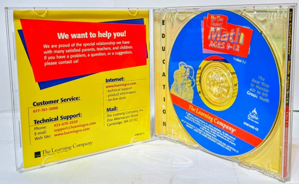 1998 The Clue Finders Math Adventures Ages 9-12 Win95/98 CD-ROM Education NICE ! - Image 3 of 4