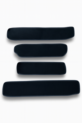 Tappetini In Velluto Per Gradini VW T7 Multivan – Set Da 4 Pezzi Antiscivolo Con Velcro