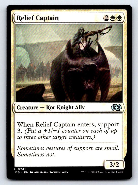 Relief Captain 241 Uncommon Foundations Jumpstart Magic: The Gathering