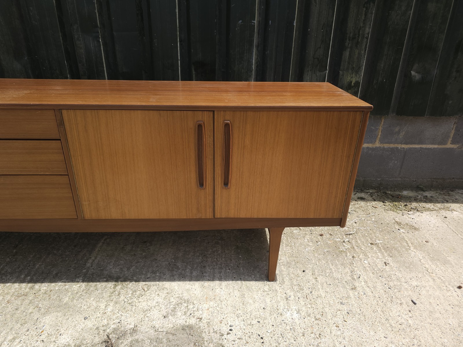 Vintage Mid Century Sideboard By Nathan Teak Retro — image 6