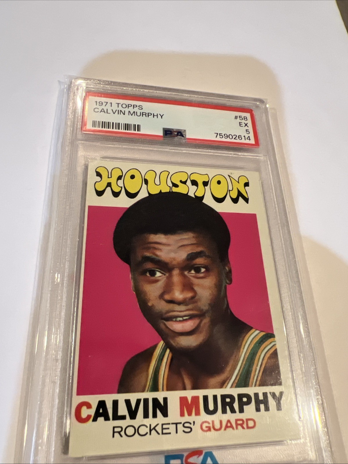 1971-72 Topps Calvin Murphy #58 PSA  5 HOF