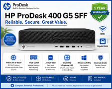 Cheap HP ProDesk 400 G5 SFF i5 8th Gen CPU 16GB RAM 256GB SSD Win 11 WIFI