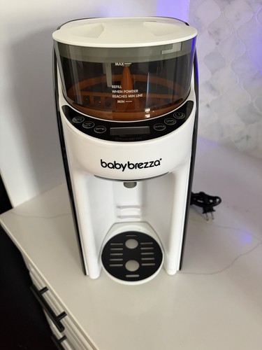 Baby Brezza Formula Dispenser Machine White Black Dishwasher Safe