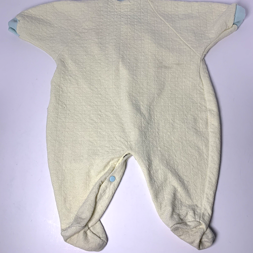 Vintage Little Me Yellow Duck Footed Romper Pajamas Baby 0–3 Months - Picture 2 of 7