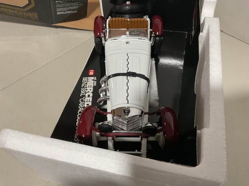Burago 1:18 1931 Mercedes Benz SSKL Caracciola Diecast Car Code 3002 1993 Releas - Picture 15 of 16