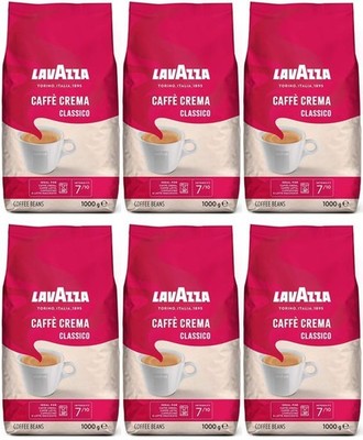 Lavazza Caffè Crema Classico 6 x1Kg (20 EUR/kg)