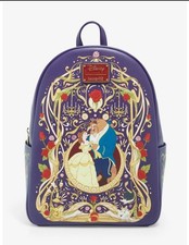 Loungefly Disney Beauty and the Beast Belle  Beast Ornate Mini Backpack New
