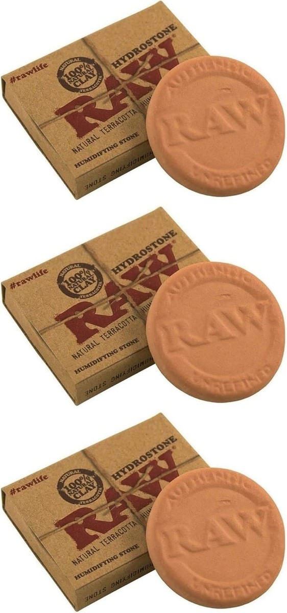 terracotta tobacco RAW Hydrostone Natural Terracotta Humidifying Stone Set of 3