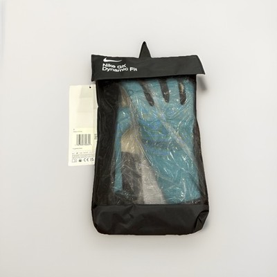 Nike GK Dynamic Fit Goalkeeper Soccer Gloves FZ4558-420 Blue Size 7 NEW