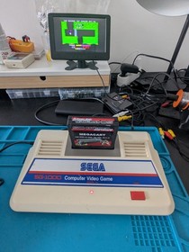 Sega SG 1000 console AV mod working recap master sp 400 sc 3000 sk 1100 sp400