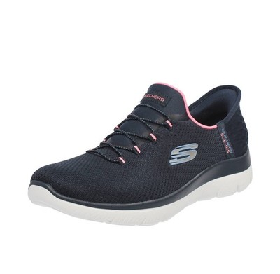 Skechers Summit Slip Ins - Slipper mit Memory Foam blau - Damen Schuhe Slipper