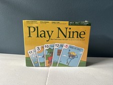 Play Nine  The Card Game of Golf  2-6 Players  Ages 8  Brand New  Sealed