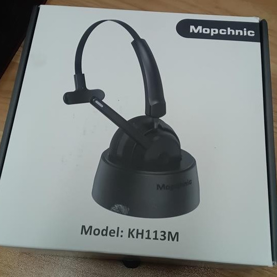 Mopchnic Bluetooth Headset with Charging Dock