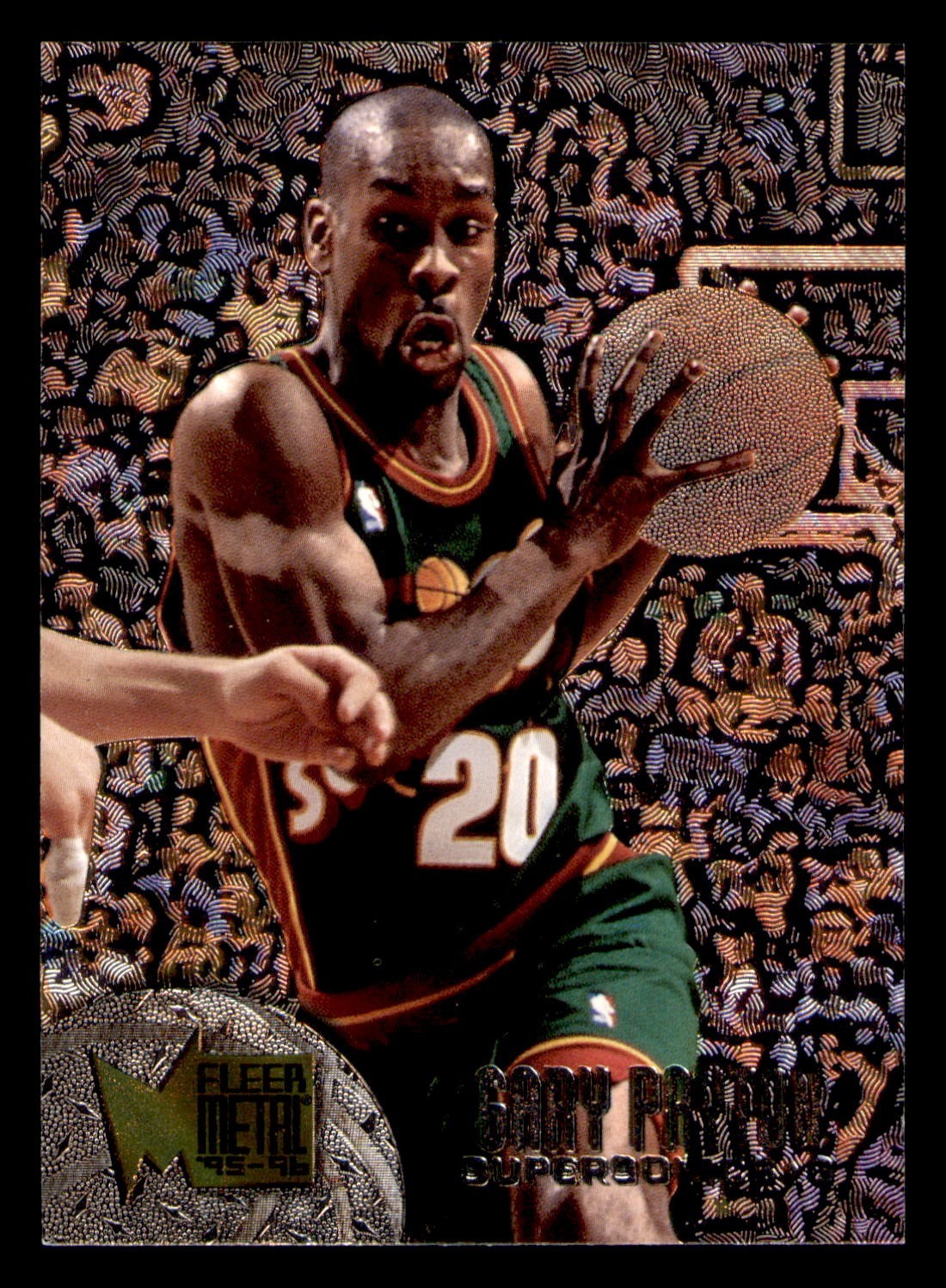 1995-96 Metal #193 Gary Payton SuperSonics