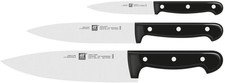 ZWILLING Twin Chef Messer-Set 3-Teilig, Rostfreier Spezialstahl, Schwarz, Made i