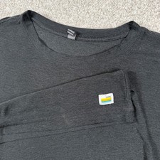 Vuori Strato Tech Tee Mens Large Charcoal Heather V126 Short Sleeve T-Shirt