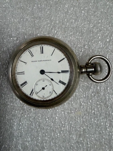 ANTIQUE VINTAGE ELGIN NATL WATCH CO POCKET WATCH WORKS FINE