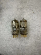 Valvo E188CC Cca E88CC ECC88 6DJ8 6922 7308 O getter Gold pins Matched Pair #1