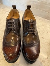 "Miss Lucy" By The Office Of Angela Scott, Italian Leather Platform Derby Oxford
