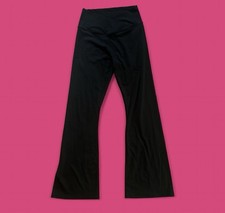 Black Flare Yoga Pants Womens High Waist Stretch Bootcut Athletic Leggings Fit L