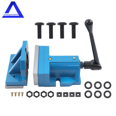 2-Piece Precision CNC Milling Machine Vise, 6'' Clamp Width, 2-1/4'' Clamp Height