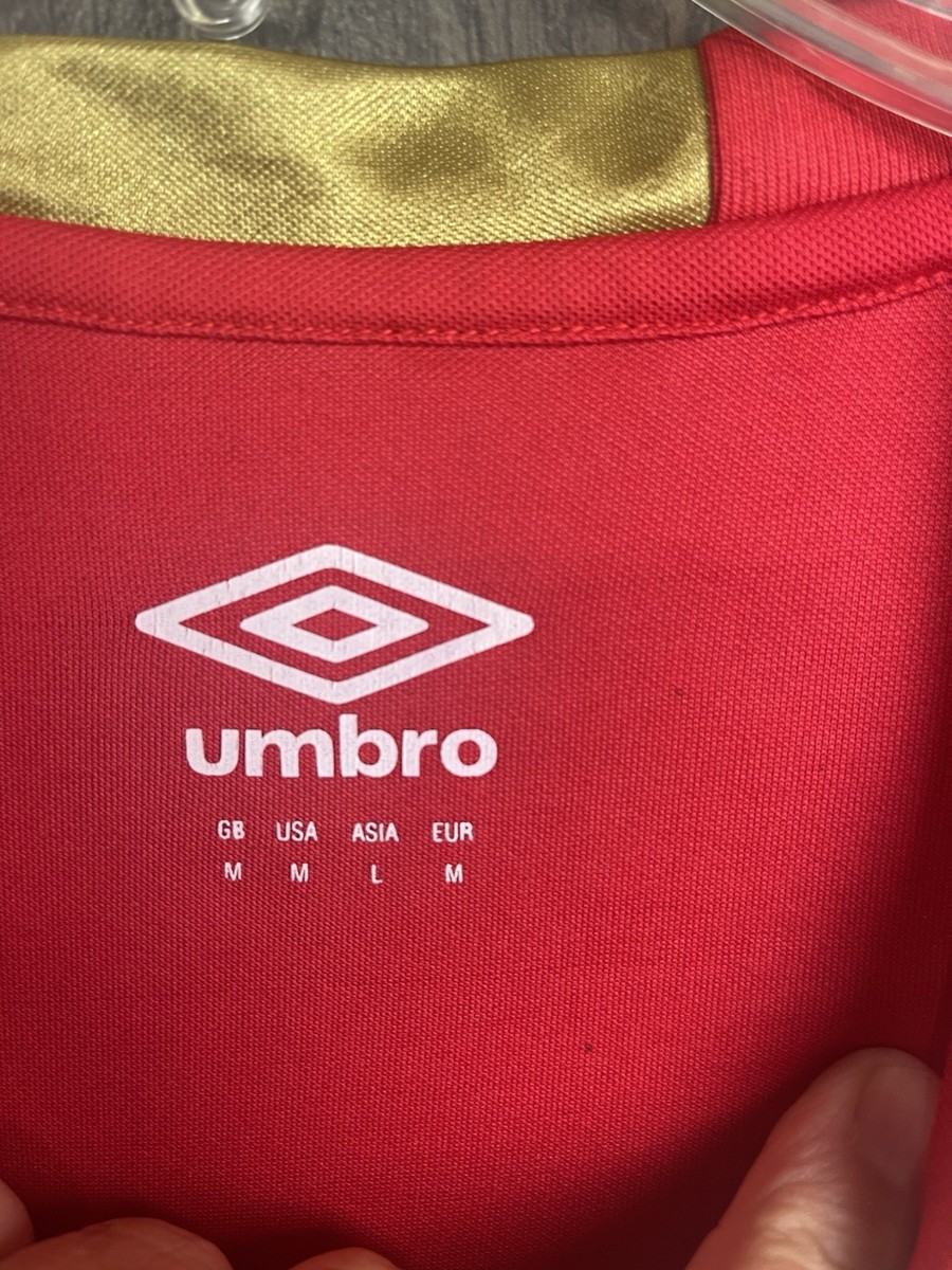 Umbro Peru World Cup Away Soccer Jersey Adult Medium Red Shirt | eBay