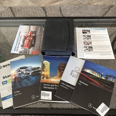14-19 MERCEDES-BENZ W222 S CLASS OPERATING OWNER MANUAL BOOKLET SET OEM