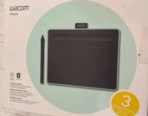 Wacom Intuos Wireless Bluetooth Drawing Tablet Small
