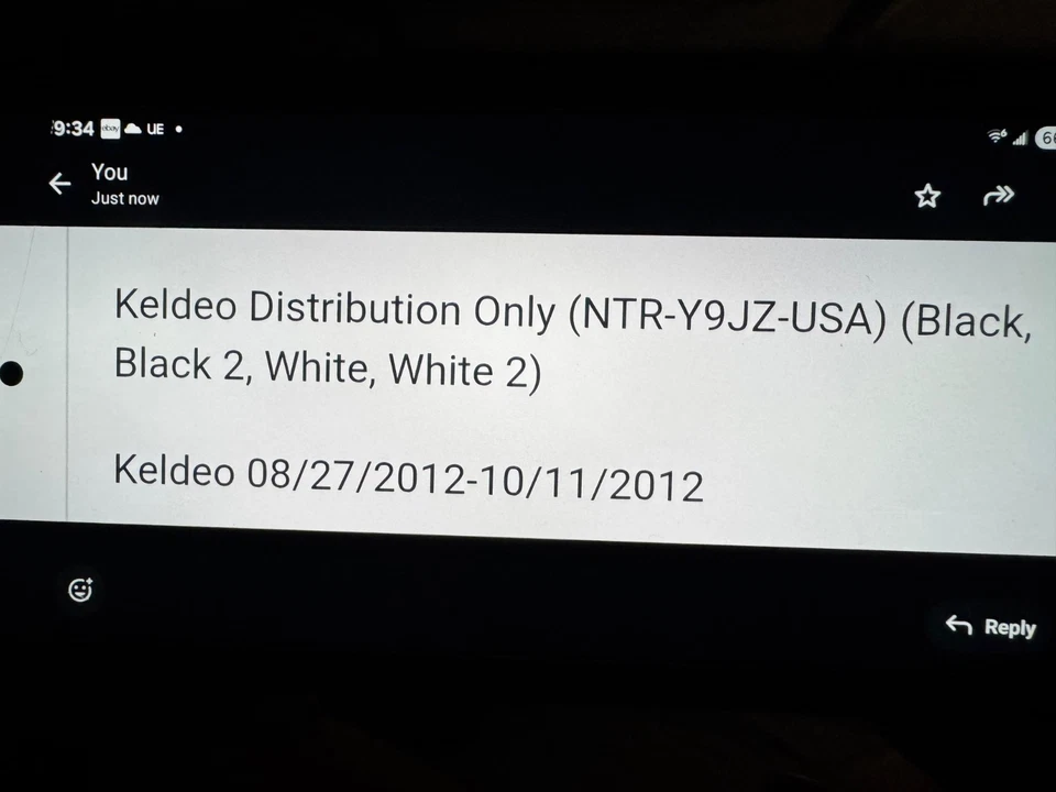Pokémon KELDEO Distribution Cartridge #4414 NTR-Y9JZ USA Nintendo DS RARE!!!! - Image 4 of 4