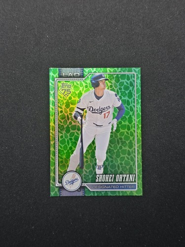 2026 Topps Series 1 Shohei Ohtani #200 Easter Holiday Green Leaf Foil Dodgers 