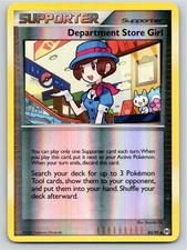 POKEMON DEPARTMENT STORE GIRL ARCEUS 85/99 REVERSE HOLO UC LP A79722 FREE S&H
