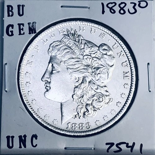 1883 O BU GEM MORGAN SILVER DOLLAR UNC MS+++ U.S. MINT RARE COIN 7541