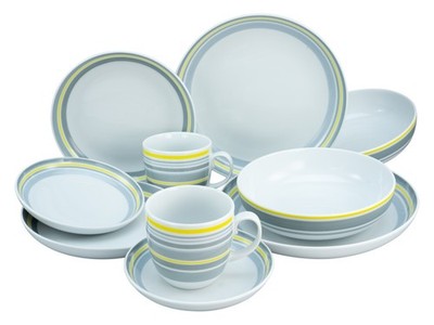 CreaTable AllRound Trend Line Kombiservice 10-tlg Porzellan