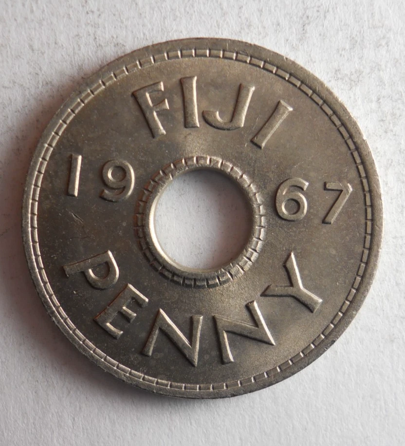 1967 FIJI Penny - Monnaie Excellent - Circulée - Cuivre-Nickel - Photo 1/2