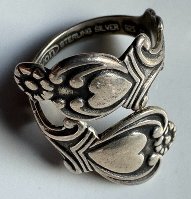 AVON Vintage Wickelring/Löffelring 925 Sterling Silber  - Größe 49