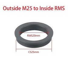 M25 M26 M27 M32 to Inner RMS Thread Adapter Microscope Objective Adapter Ring