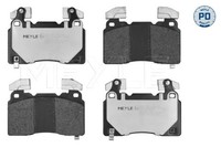 Meyle Bremsbelagsatz, Scheibenbremse MEYLE-PD: Advanced Perform 025 259 1516/PD