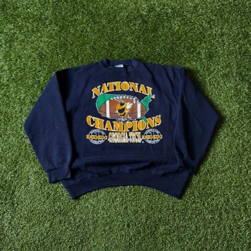 90s Georgia Tech Navy Vintage Crewneck Sweatshirt Retro College Style