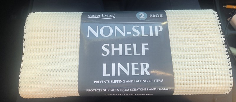 Easier Living Non-Slip Shelf Liner 12” X  240” (Each Roll Is 12” X 120”) 2 Pack