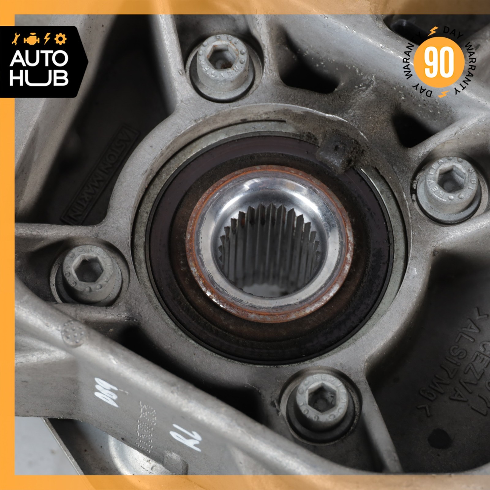 13-16 Aston Martin DB9 Rear Left Side Spindle Knuckle Hub AD235A971AA OEM 22k