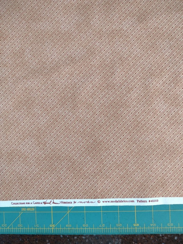 1 yard Collections For A Cause By Howard Marcus Heritage For Moda, Prewashed.