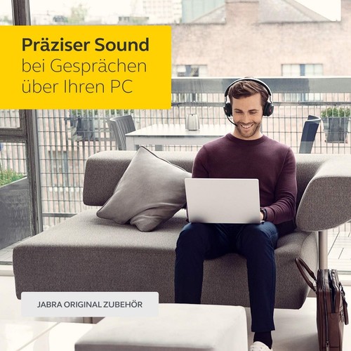 Jabra 14208-08 MS Plug-and-play Mini USB-Adapter Schwarz/Silber Schwarz/Silber L - Afbeelding 4 van 10