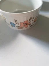 VINTAGE SALTERA FLORAL MIST 4" DIAMETER RAMEKINS SET OF 4 HIMARK JAPAN