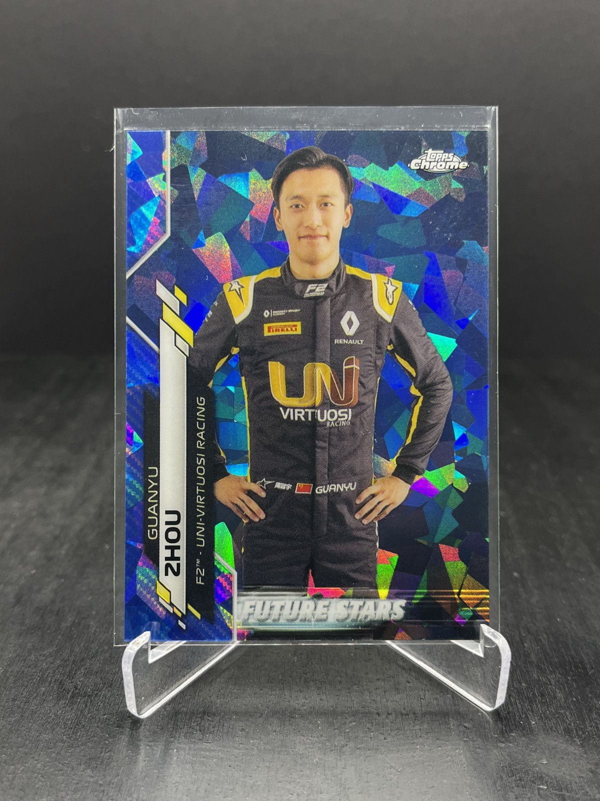 2020 Topps Chrome Sapphire Formula 1 F1 Guanyu Zhou Future Stars #43 (B)